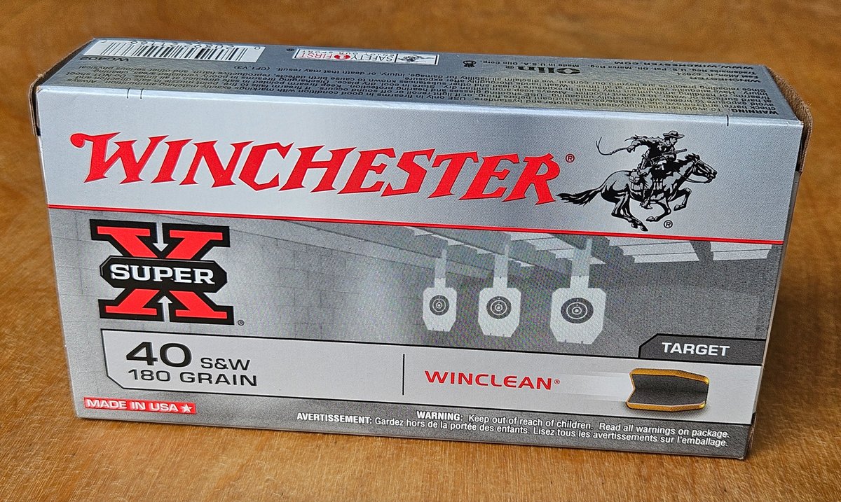 Winchester 40sw 180gr WinClean Ammo