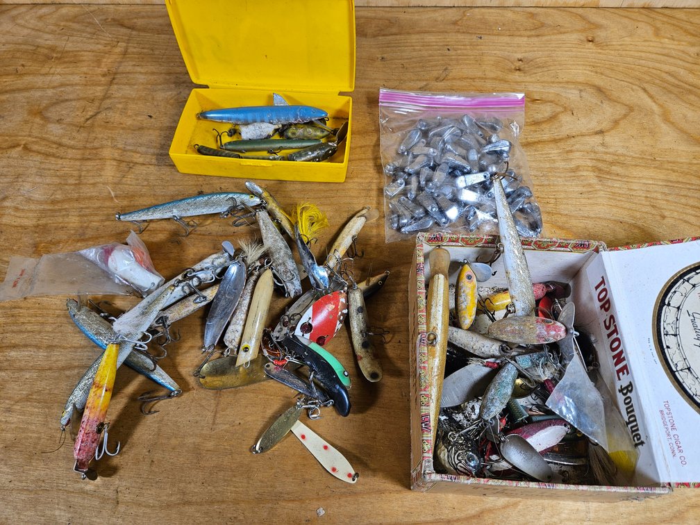 Old Fishing Lures Lot