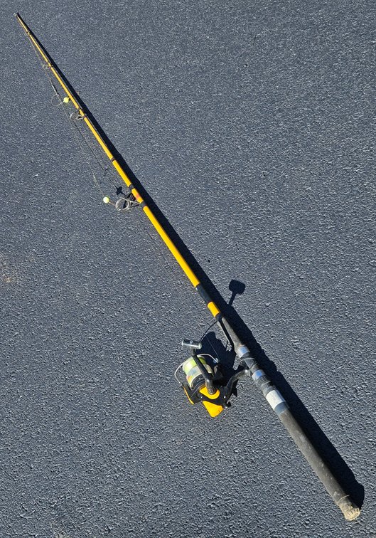 Fish Bonz Old Yellow 9ft Rod