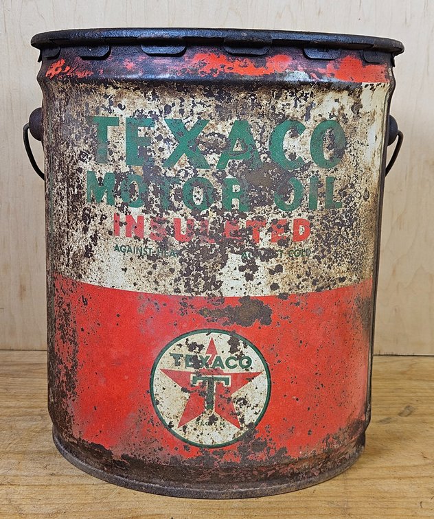 Texaco 5gal Oil Bucket