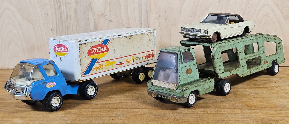 Two Tonka Trucks