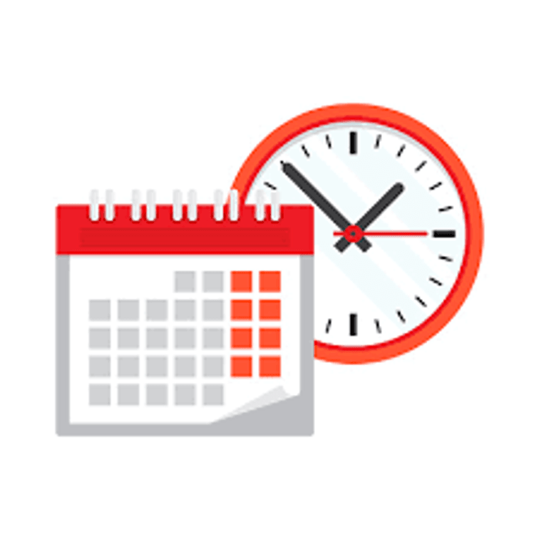Dates and Times for Preview and Pickup