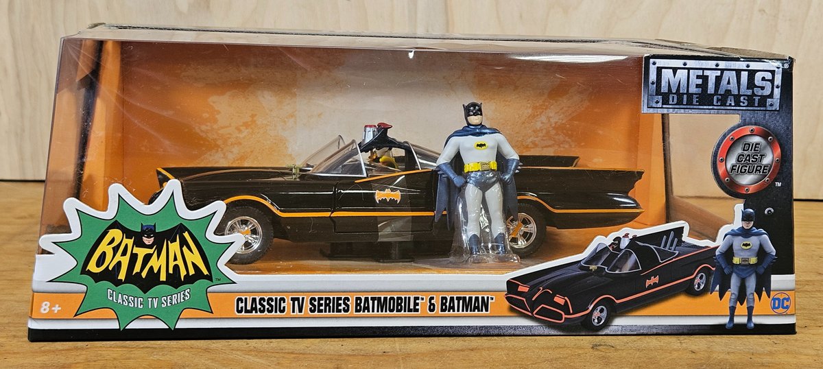 Classic Batman and the Batmobile