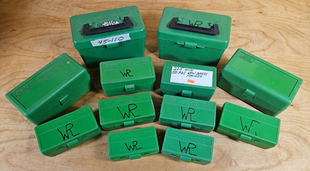 Plastic Ammo Cases Lot 3