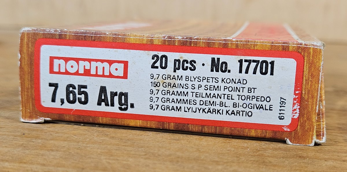 Norma 7.65 Argentina Ammo