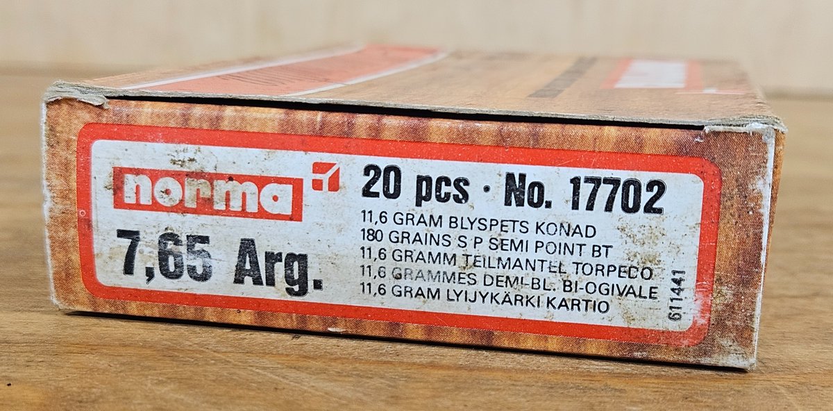 Norma 7.65 Argentina Ammo