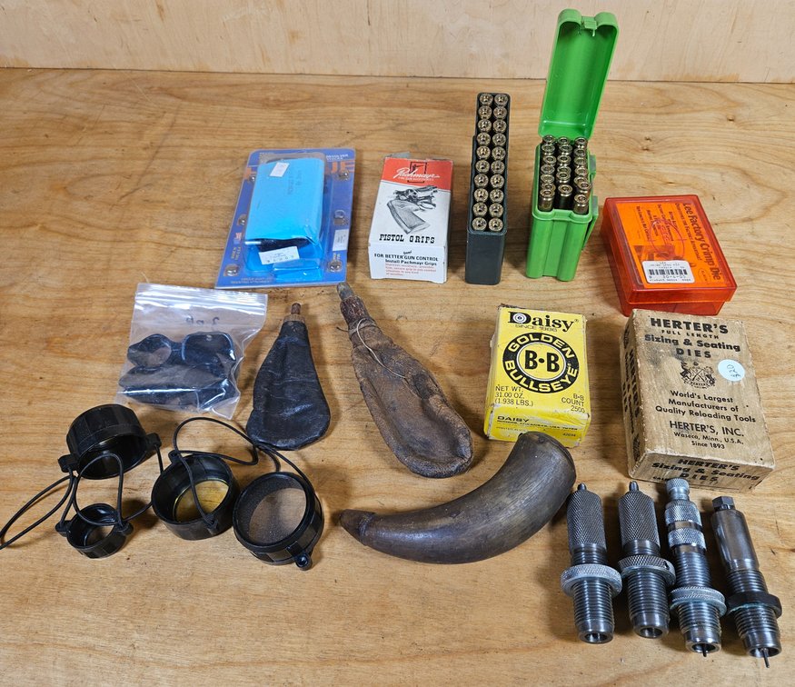 Assortment of Reloading & Shooting Supplies