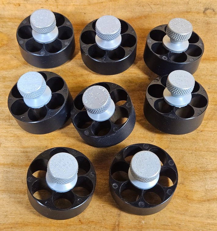 Eight 25-5 45cal Speed Loaders