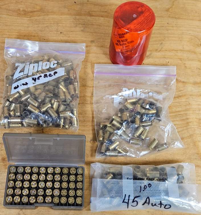 Lee 45acp Dies & Brass