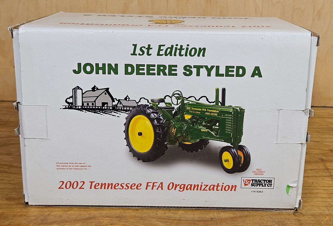John Deere Styled A 1/32nd Ertl 2002 Tennessee