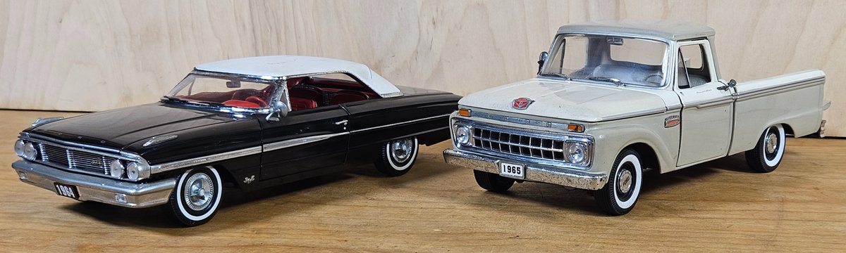 1965 Ford F100 & 1964 Ford Galaxy 1/18th