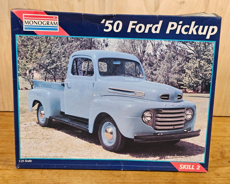 1950 Ford Pickup 1/25th Model Unassembled