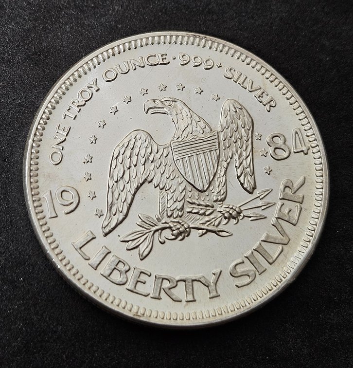 1984 1oz .999 Silver Coin
