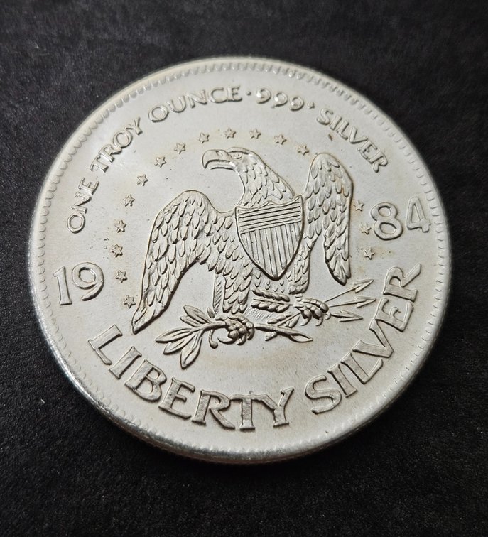 1984 1oz .999 Silver Coin