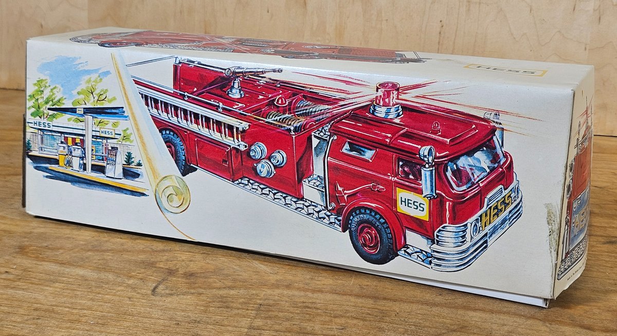 Early Red Hess Fire Truck