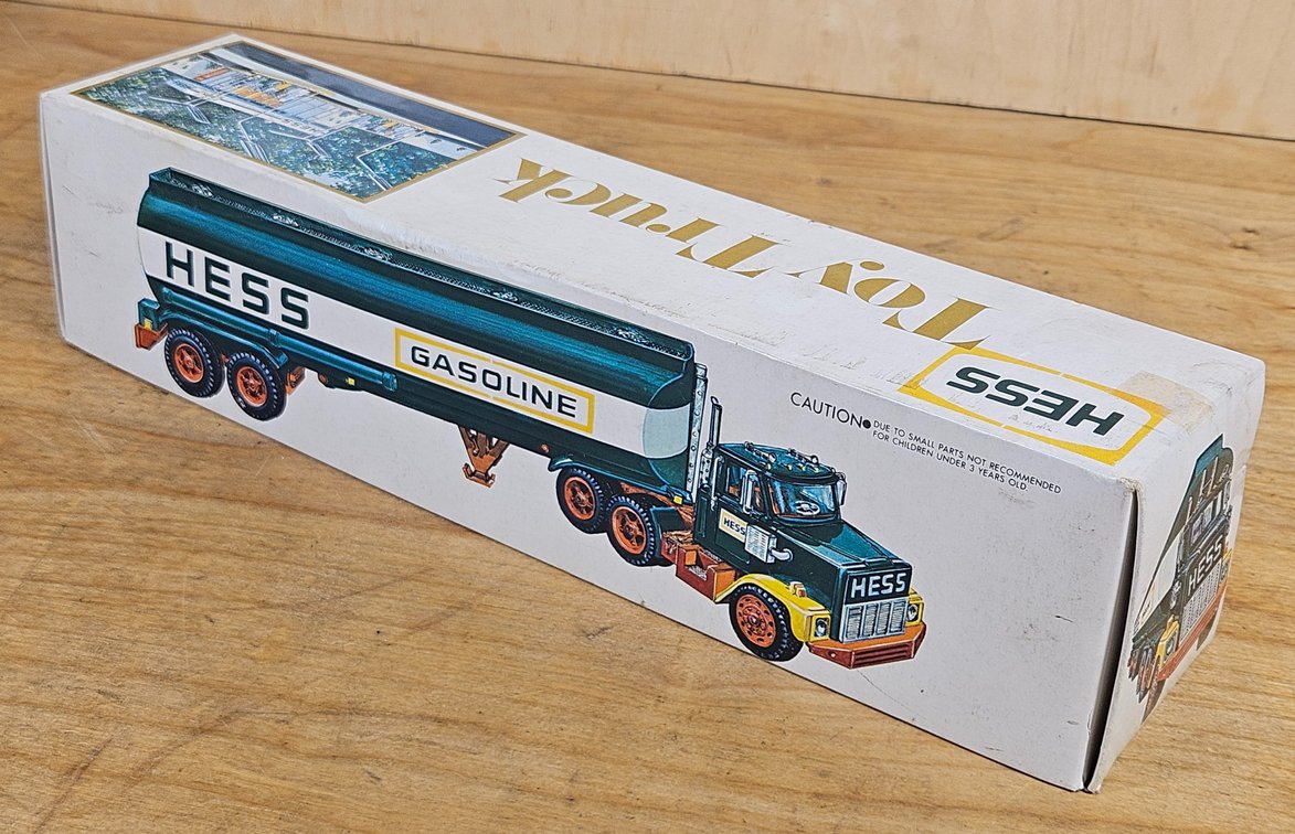 Early Hess Gasoline Fuel Oils Tanker Truck