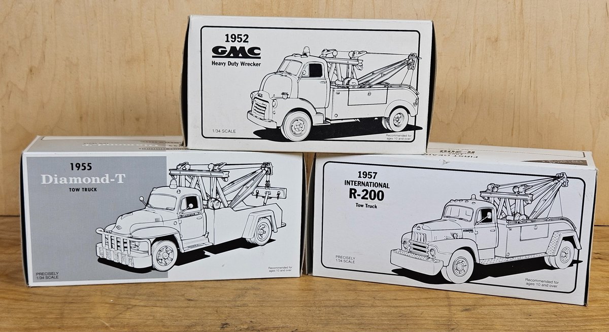 Lot of 3 Tow Trucks