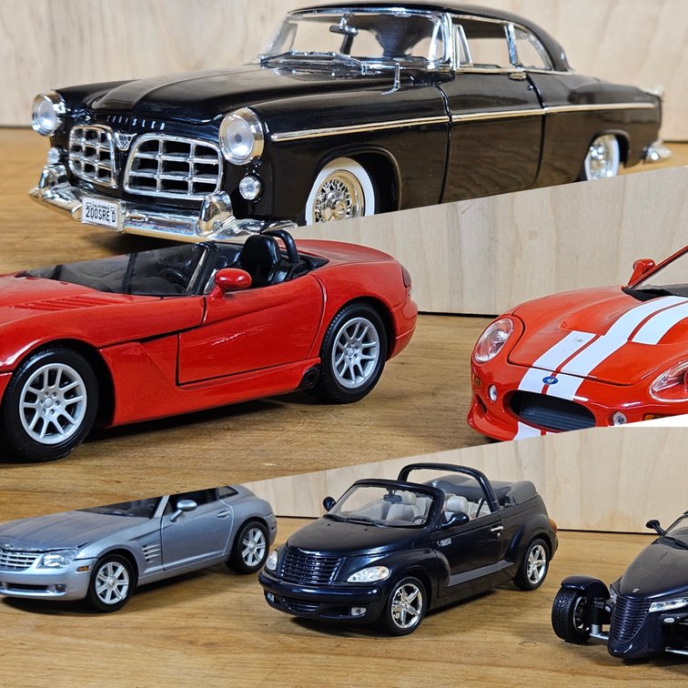 Six Model Cars