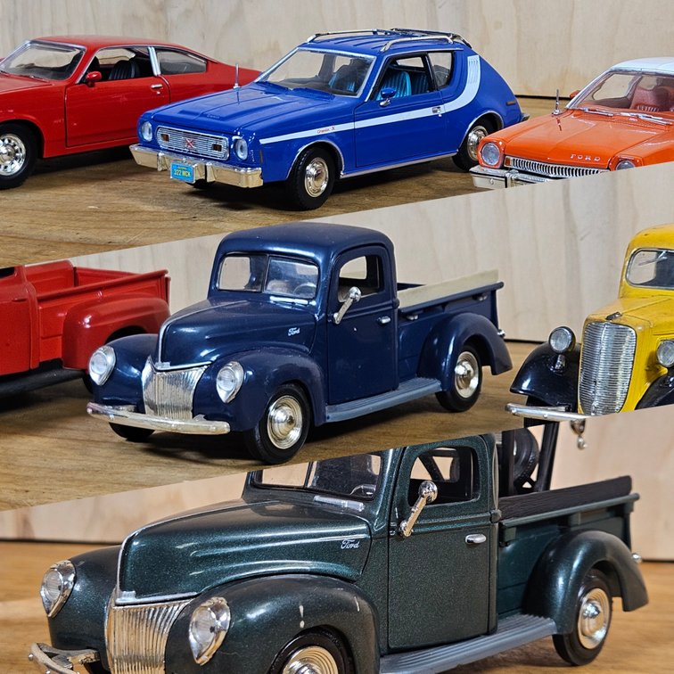 Seven Model Cars