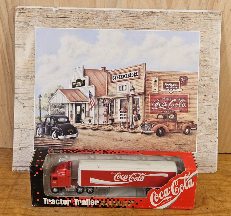 Coca Cola Poster & Truck