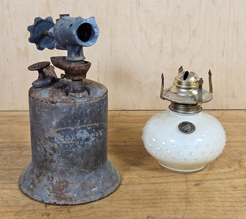Hand Torch & Oil Lamp