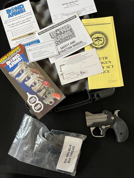 Bond Arms "Back Up" 9mm Derringer