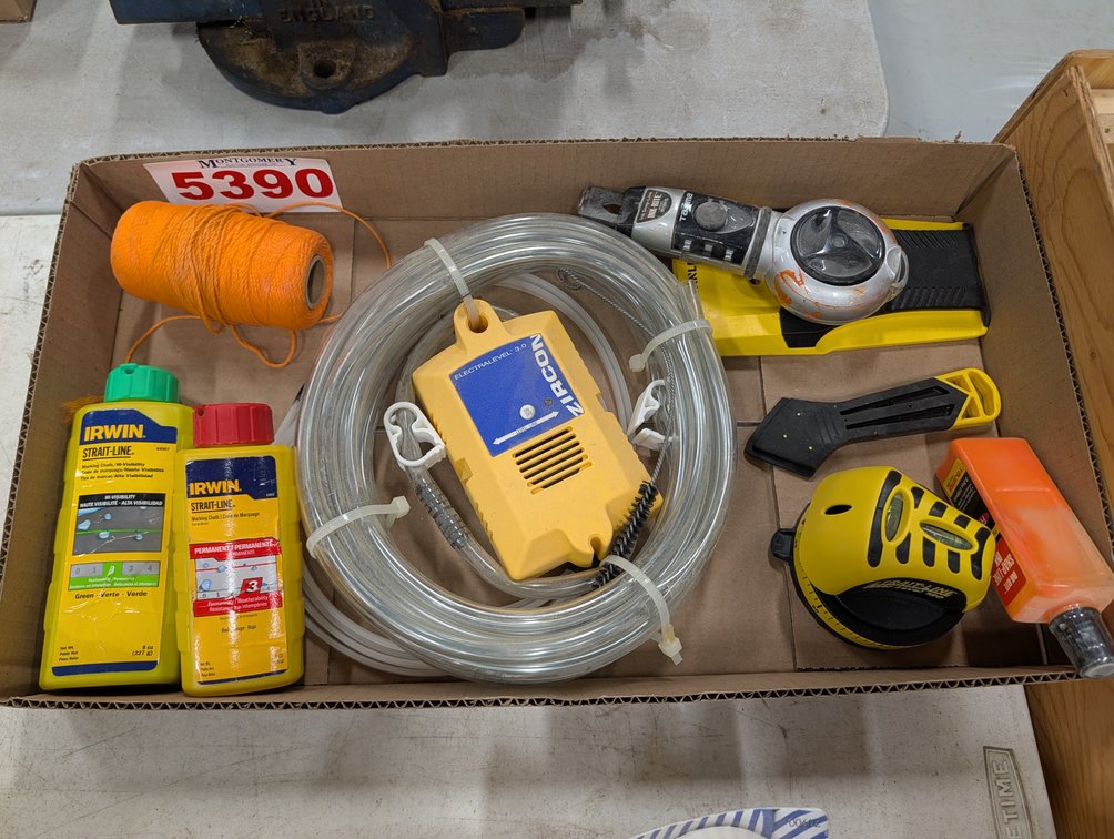 L/O - String Line, Chalkline, Strait-Line Laser Level, etc…