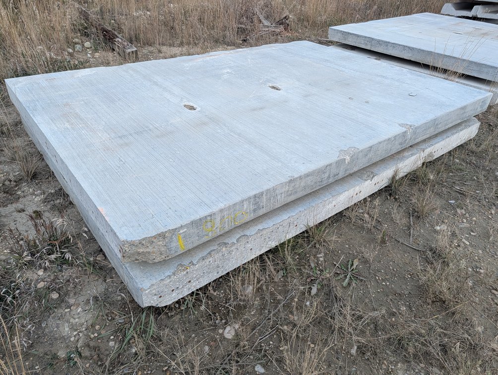 *OFFSITE* (2) Precast Concrete Slabs 10FT x 7FT x 6" (Times the Money x 2)  - Located at D&M Concrete West Of Lacombe