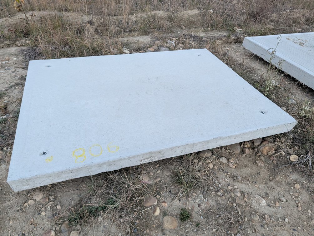 *OFFSITE* Precast Concrete Slab 60" x 80" x 4.5"  - Located at D&M Concrete West Of Lacombe