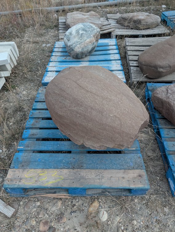 *OFFSITE* (3) Landscape Rocks  - Located at D&M Concrete West Of Lacombe