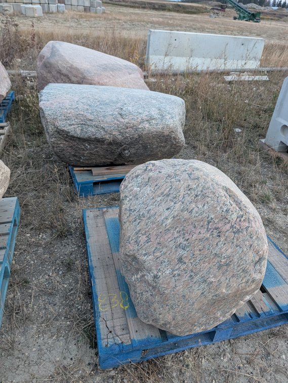 *OFFSITE* (3) Landscape Rocks  - Located at D&M Concrete West Of Lacombe