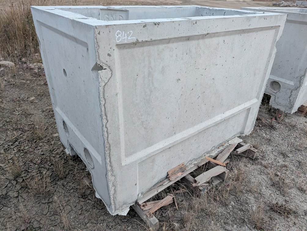 *OFFSITE* Precast Concrete Utility Vault 60" x 36" x 40" H  - Located at D&M Concrete West Of Lacombe