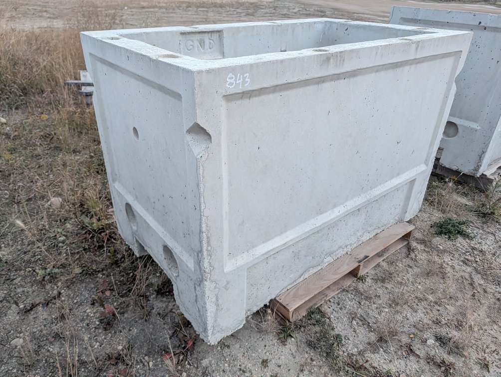 *OFFSITE* Precast Concrete Utility Vault 60" x 36" x 40" H  - Located at D&M Concrete West Of Lacombe