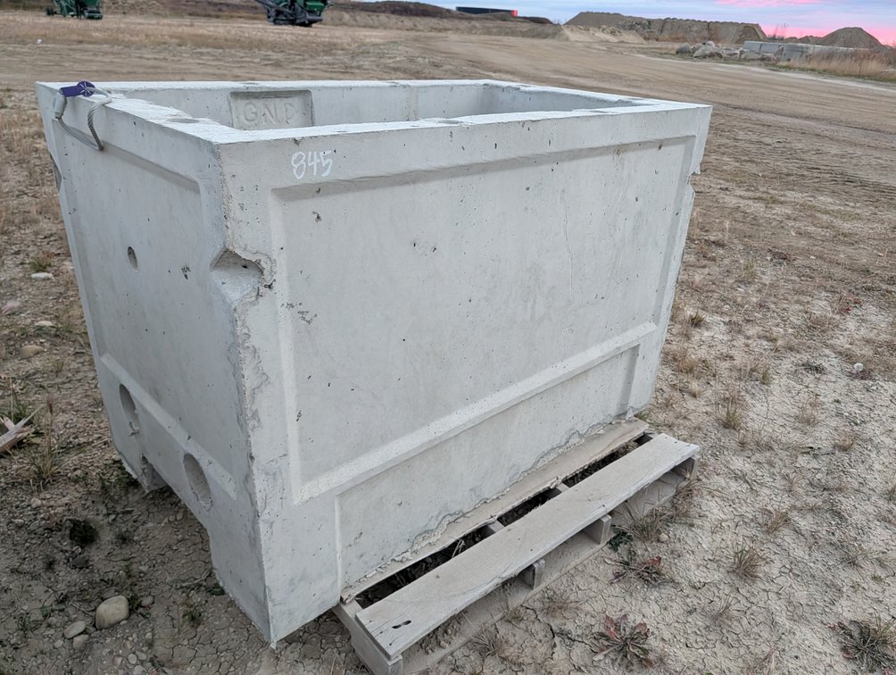 *OFFSITE* Precast Concrete Utility Vault 60" x 36" x 40" H  - Located at D&M Concrete West Of Lacombe