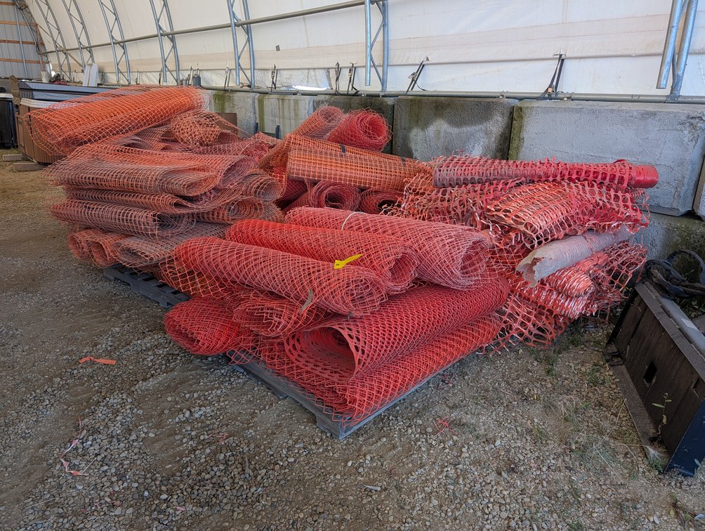 *OFFSITE* L/O Assorted Poly Snow Fence  - Located at D&M Concrete West Of Lacombe