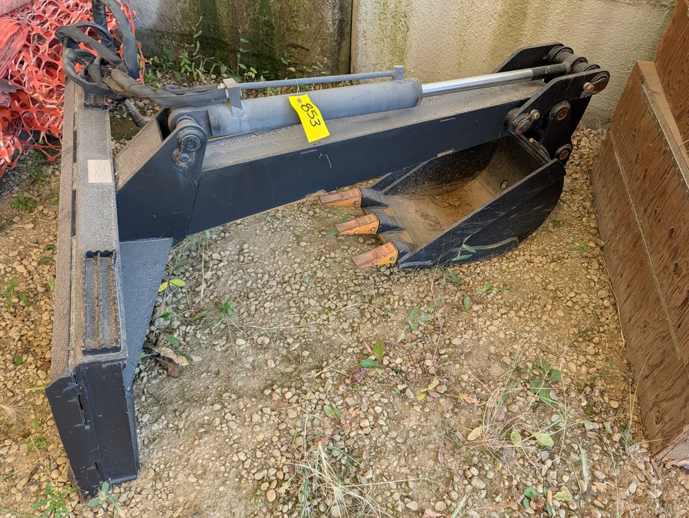 *OFFSITE* Skid Steer Backhoe Attachment  - Located at D&M Concrete West Of Lacombe