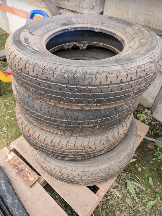 *OFFSITE* (4) Trailer King ST235/80R16 Trailer Tires  - Located at D&M Concrete West Of Lacombe