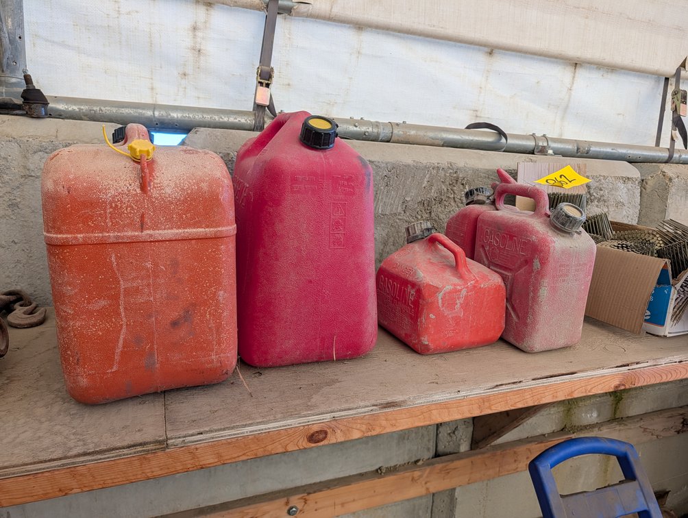 *OFFSITE* L/O Assorted Jerry Cans  - Located at D&M Concrete West Of Lacombe