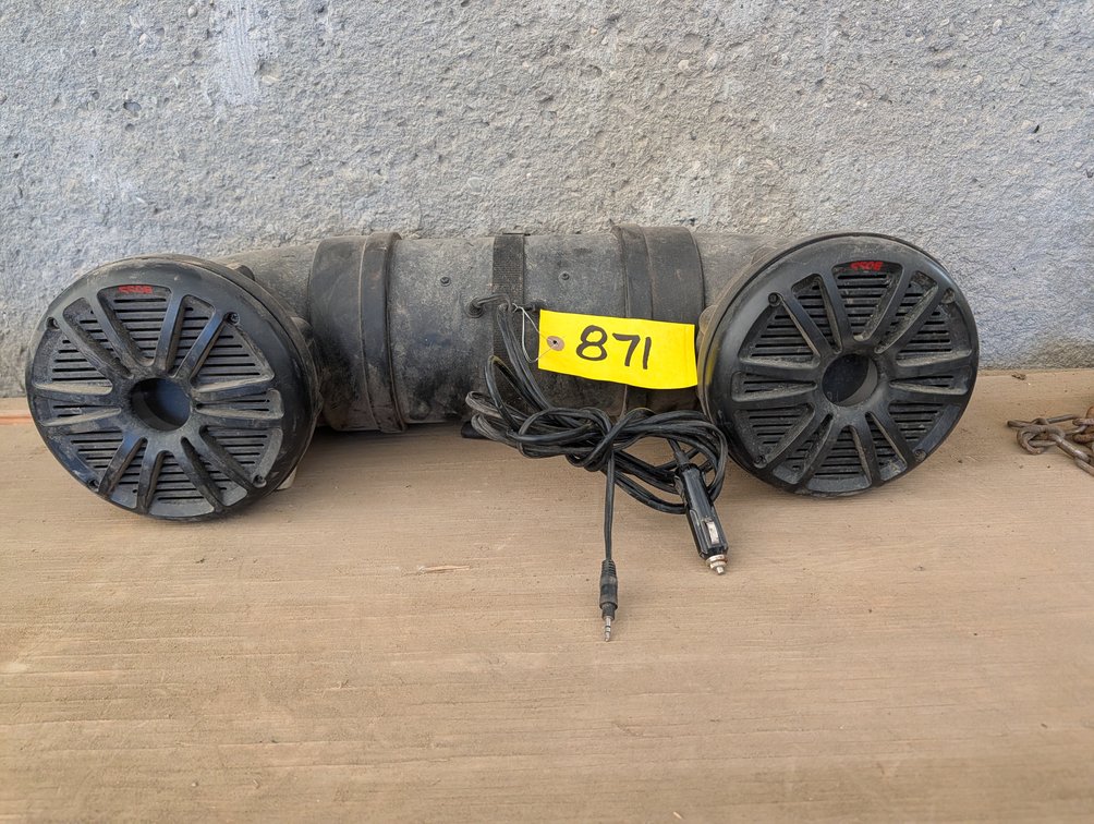 *OFFSITE* Boss Dual Head Outdoor Speakers  - Located at D&M Concrete West Of Lacombe