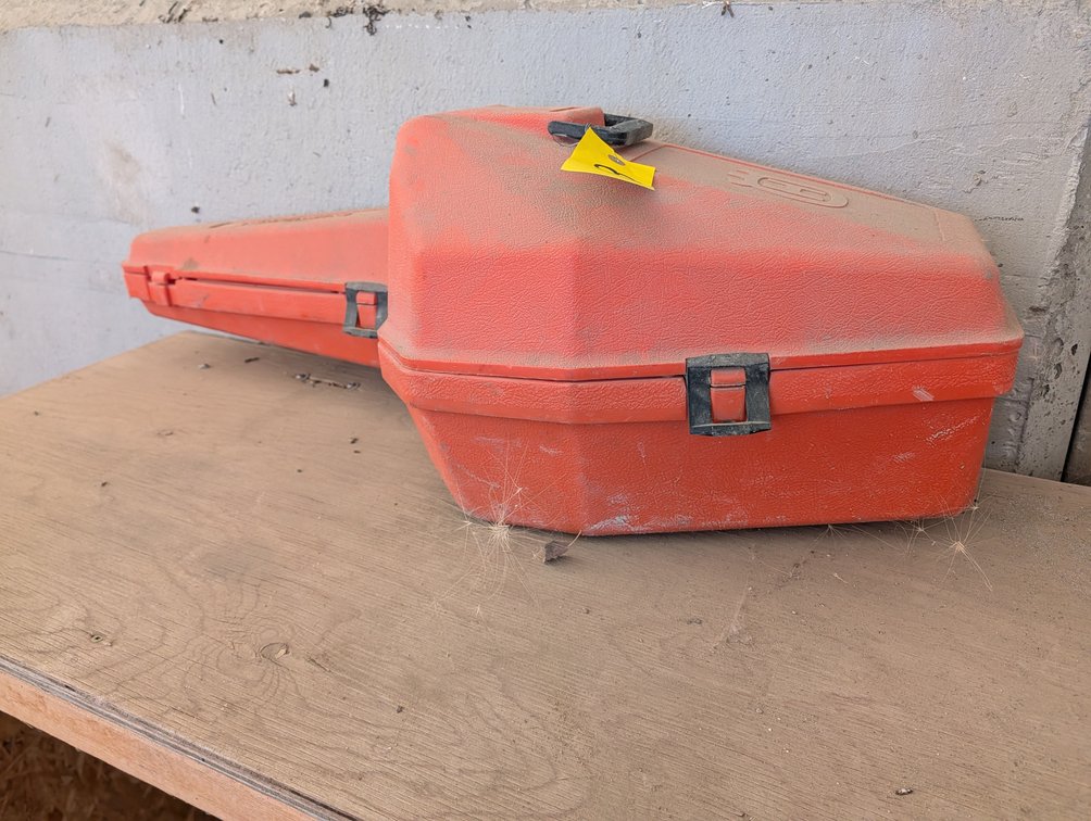 *OFFSITE* Husqvarna Chain Saw Case  - Located at D&M Concrete West Of Lacombe