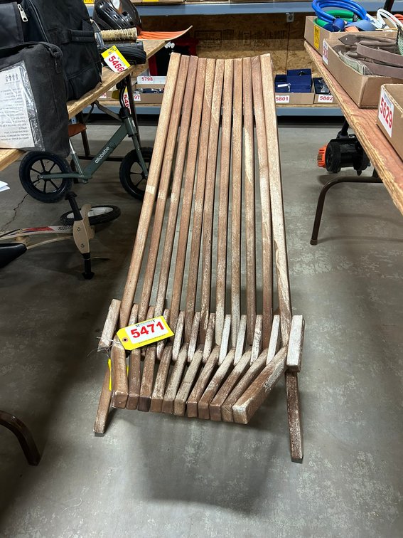 Wooden Folding Exterior Chair