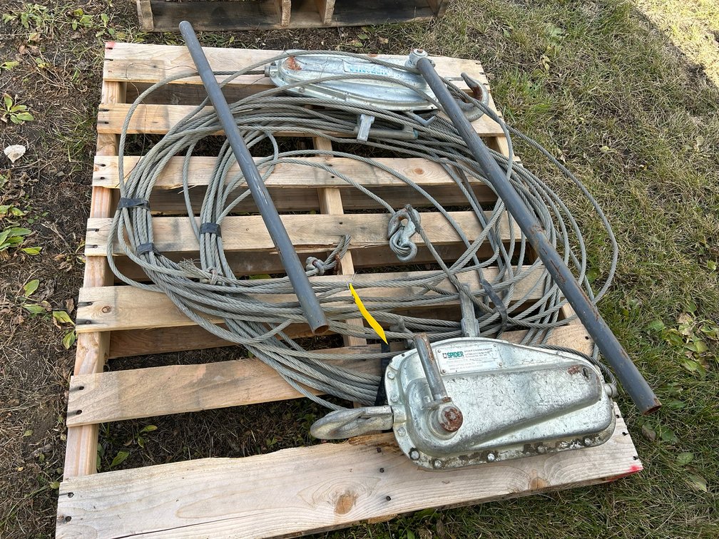 PAIR OF TIRFOR'S (MANUAL WIRE ROPE WINCHES)