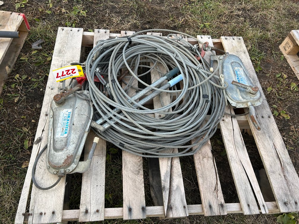 PAIR OF TIRFOR'S (MANUAL WIRE ROPE WINCHES)