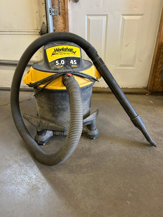 WORKSHOP WET/DRY VAC 5HP 45L