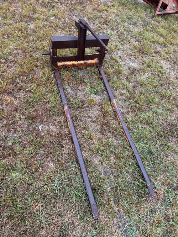 Bale Spear Tractor Attachment