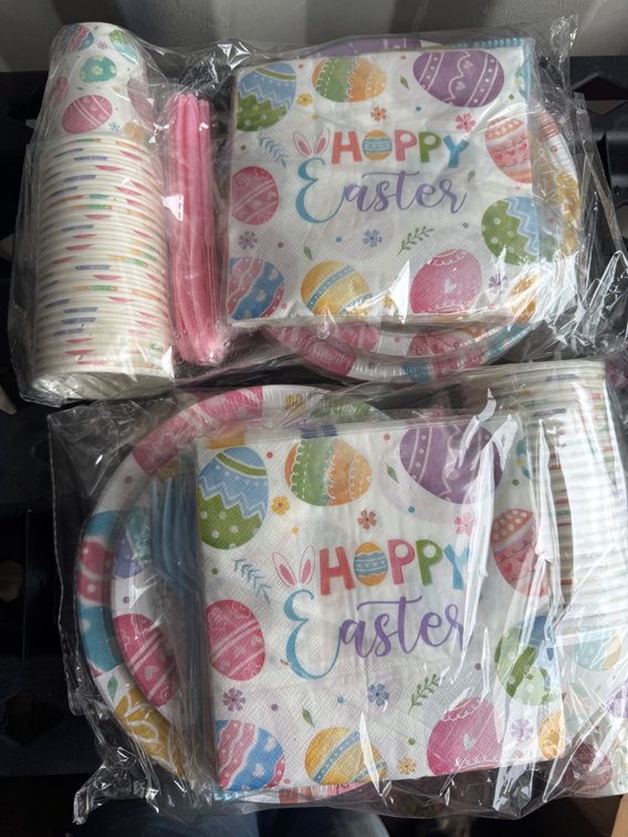 Easter Disposable Party Tableware Sets