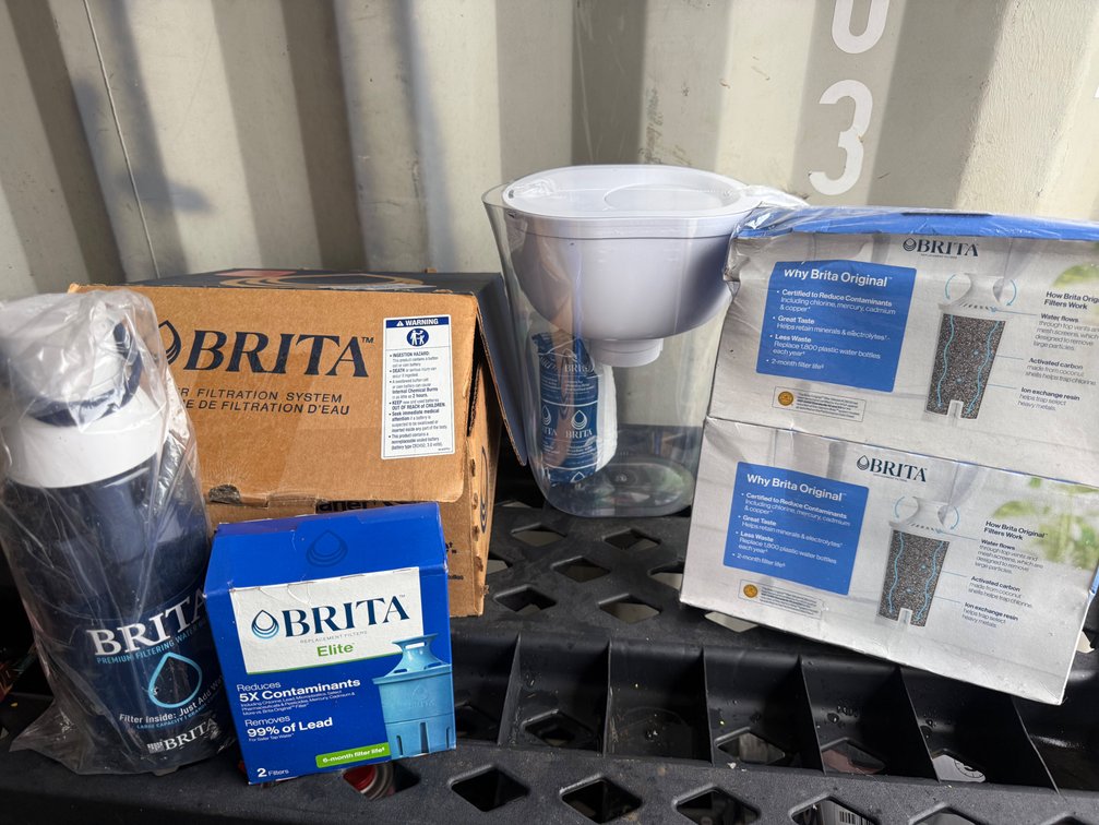 Brita Pitcher, Filtering Water Bottle, and Replacement Filters
