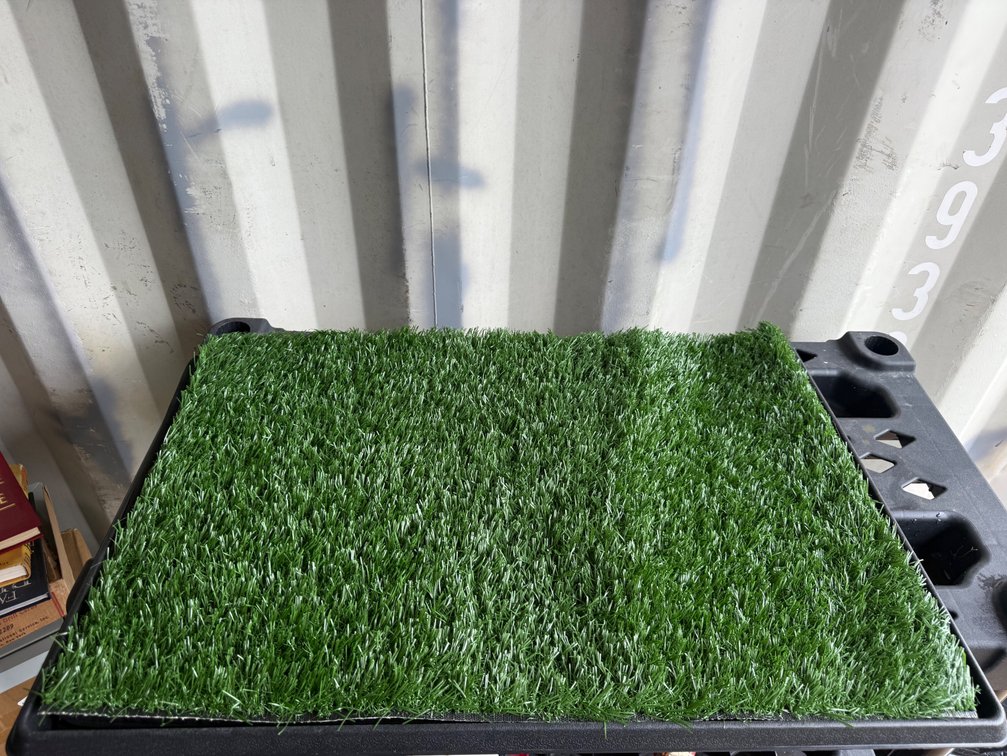 Pet Potty Pad System with Artificial Turf and Drainage Tray