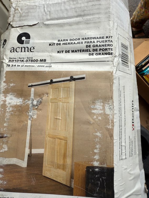 Barn Door Hardware Kit, 78 3/4 in