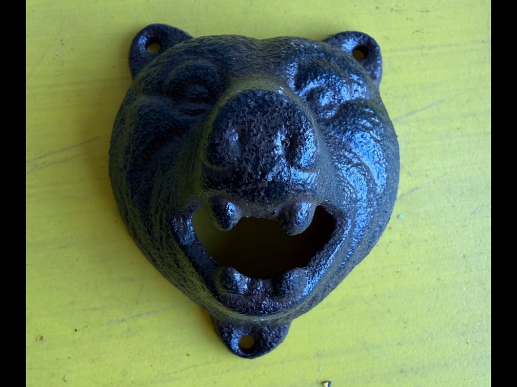 Cast Iron Bear Bottle Opener